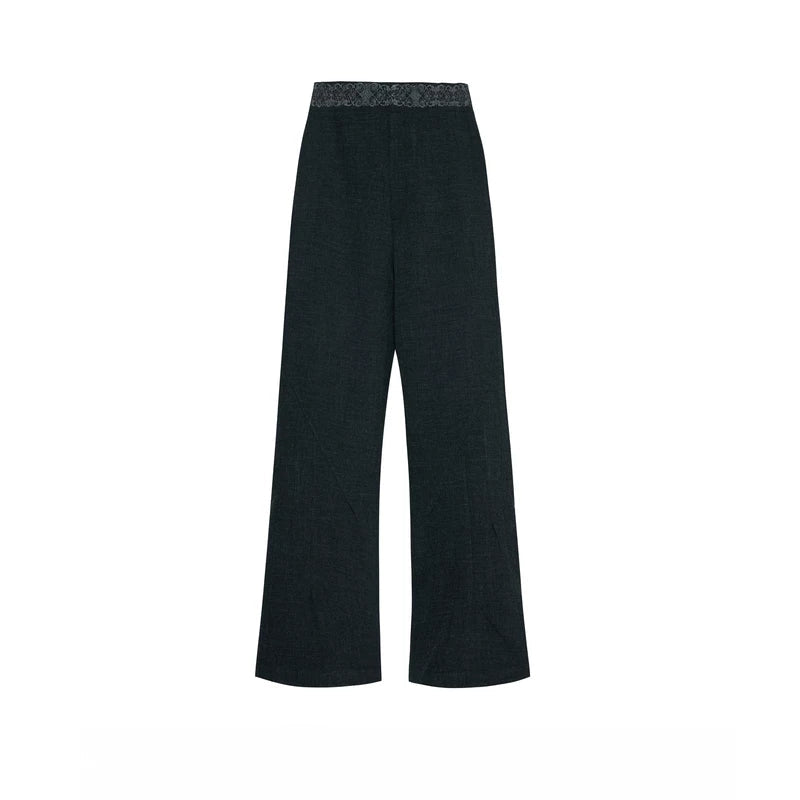 6297763342790,6297763342791,6297763342792,6297763342793, Textured Jacquard Flared Pants