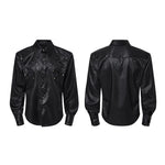 6191578554370,6191578554371,6191578554372,6191578554373, Textured Long Sleeve Shirt with Pads