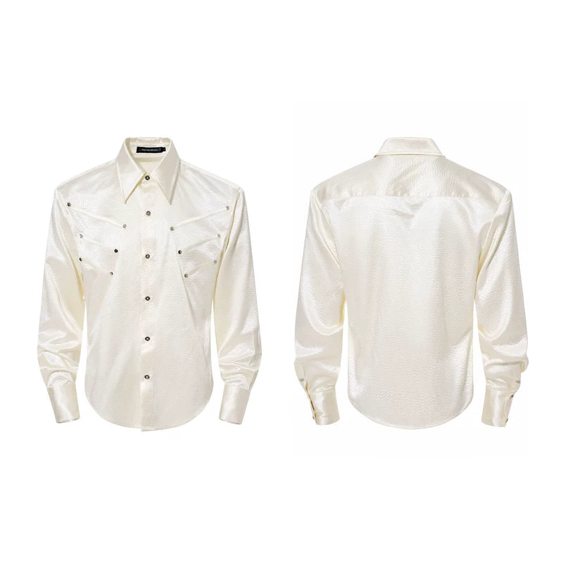 6191578554374,6191578554375,6191578554376,6191578554377, Textured Long Sleeve Shirt with Pads