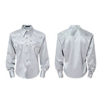 6191578554378,6191578554379,6191578554380,6191578554381, Textured Long Sleeve Shirt with Pads