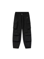Textured Oversized Cargo Pants with Pockets 5