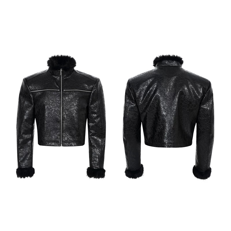 5974903568735,5974903568736,5974903568737,5974903568738, Textured PU Leather Flared Pants
