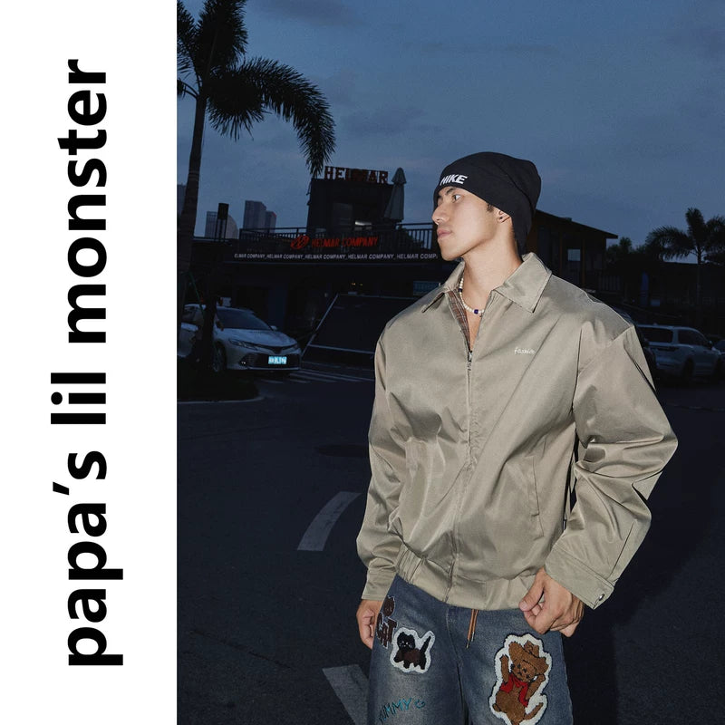 6106667959628,6106667959629,6106667959630,6106667959631, Textured Reversible Zip-Up Jacket