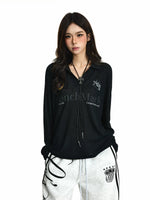 Textured Sheer Henley Long Sleeve T-Shirt 2