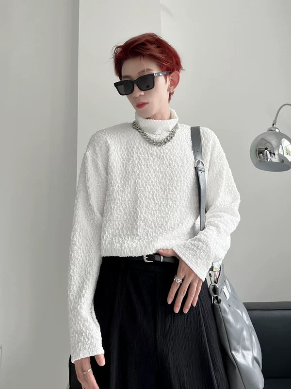 Textured Turtleneck Long Sleeve Base Layer 5