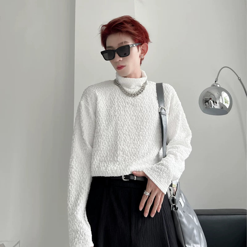 5056100675273,5056100675274,5056100675275,5056100675276, Textured Turtleneck Long Sleeve Base Layer