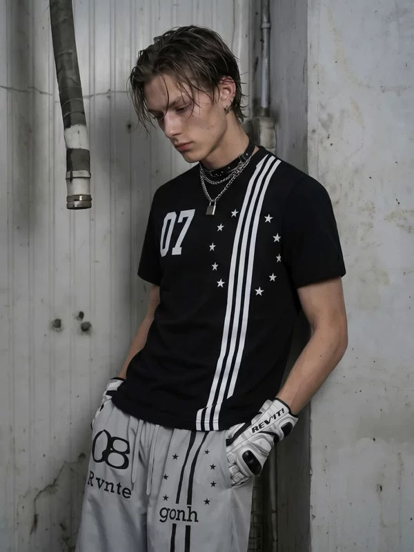 Three-Stripe Graphic Jersey T-Shirt 2