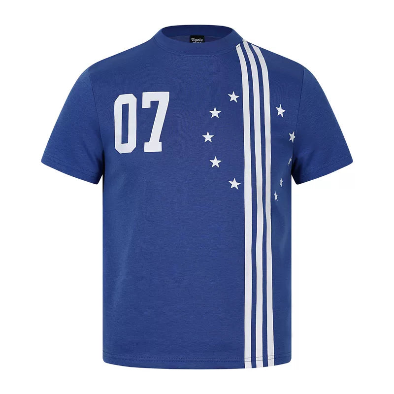 6259417290453,6259417290454,6259417290455,6259417290456, Three-Stripe Graphic Jersey T-Shirt