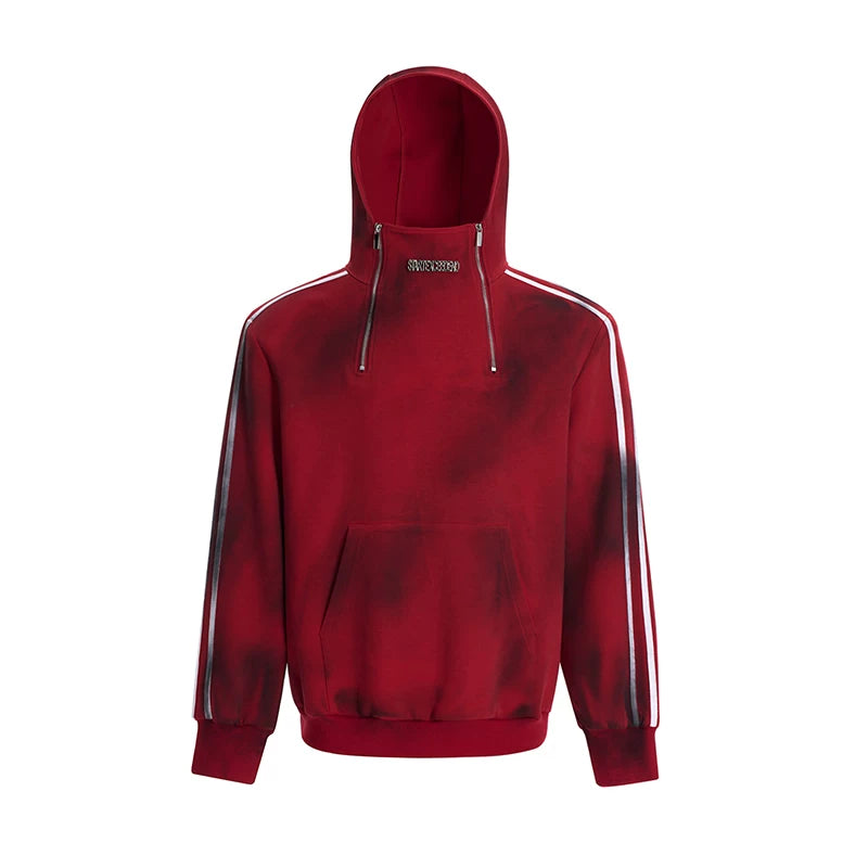 5542934700537,5542934700538,5542934700539,5542934700540, Tie-Dye Striped Hooded Sweatshirt