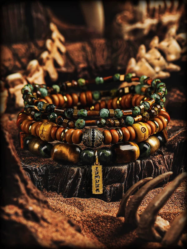 Tiger Eye Stone Multi-Strand Bracelet 1