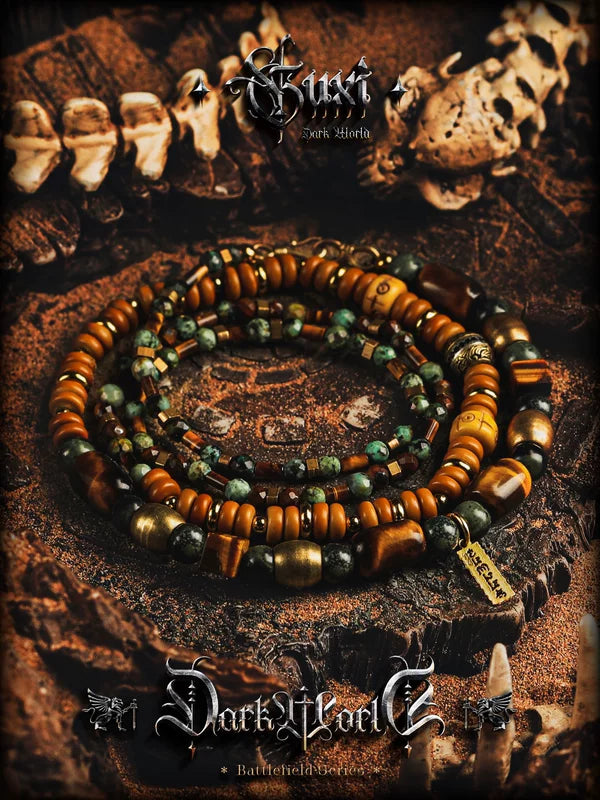 Tiger Eye Stone Multi-Strand Bracelet 2