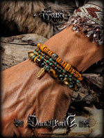 Tiger Eye Stone Multi-Strand Bracelet 4