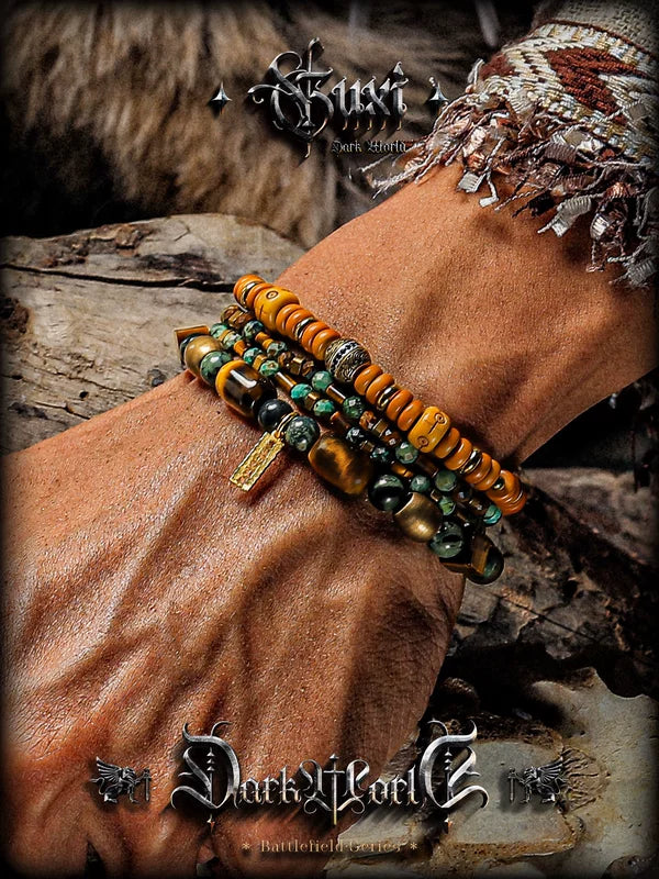Tiger Eye Stone Multi-Strand Bracelet 4