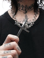 Titanium Steel Cross Necklace 3