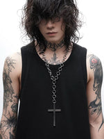 Titanium Steel Cross Necklace 4