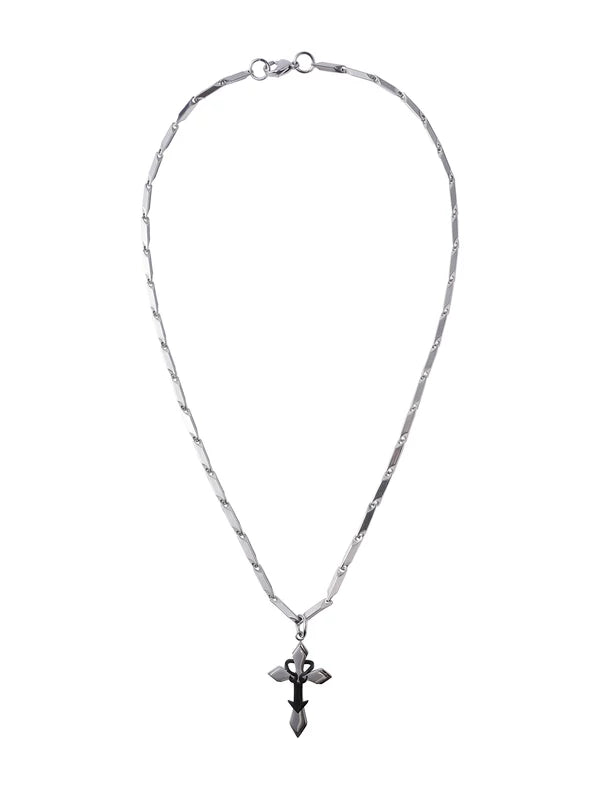 Titanium Steel Cross Pendant Necklace 5