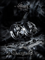 Titanium Steel Hoop Stud Earrings 2
