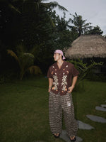 Tropical Print Cuban Collar Short-Sleeve Shirt 5