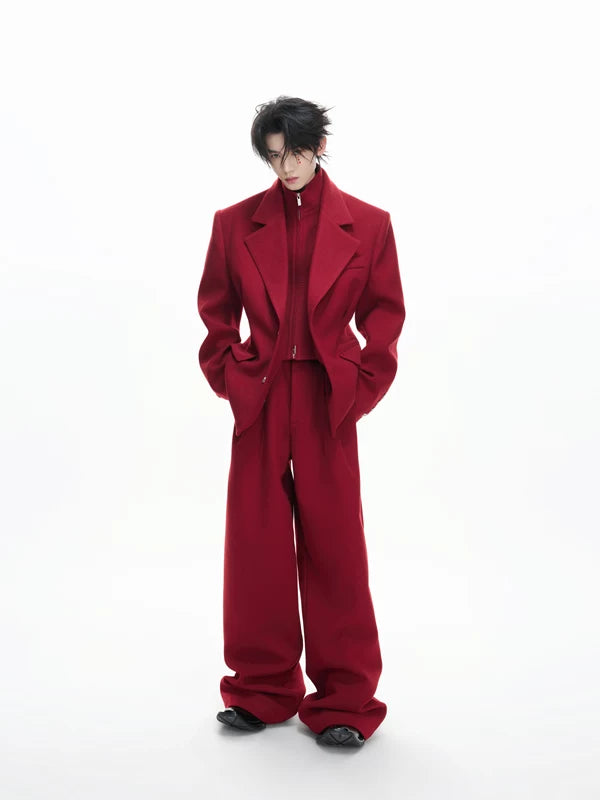 Two-Piece Suit Jacket and Pants Set 1