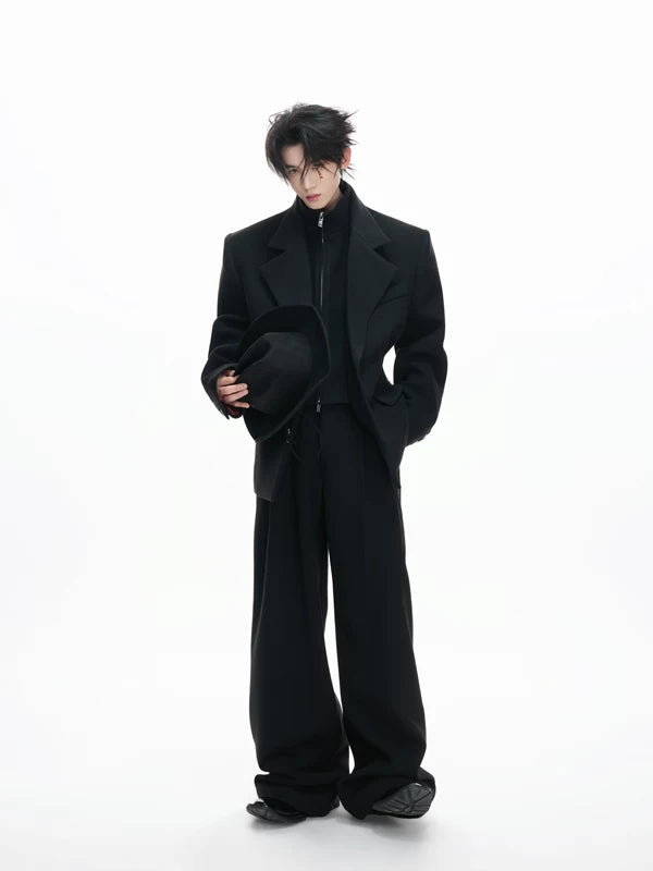 Two-Piece Suit Jacket and Pants Set 2