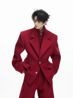 Two-Piece Suit Jacket and Pants Set 4