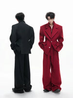 Two-Piece Suit Jacket and Pants Set 5