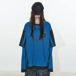 5528731752515,5528731752516,5528731752517,5528731752518, Two-Tone Striped Faux Layered Jersey Shirt