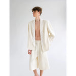 Unbuttoned 3D Embroidered Suit Jacket 5