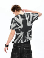 Union Jack Print Rivet T-Shirt 3