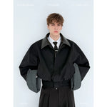 University-Inspired Loose Fit Zip-Up Jacket 1