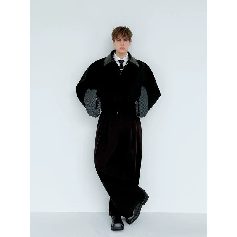 University-Inspired Loose Fit Zip-Up Jacket 2