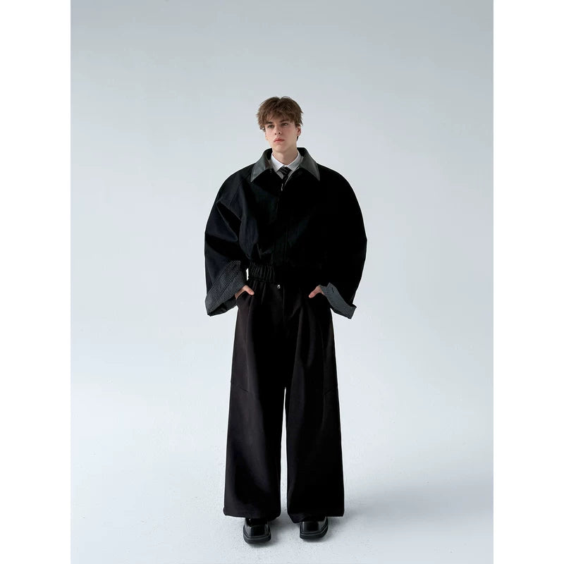 University-Inspired Loose Fit Zip-Up Jacket 4