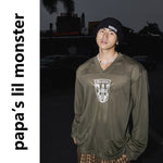6279978042496,6279978042497,6279978042498, V-Neck Mesh Long-Sleeve Graphic T-Shirt