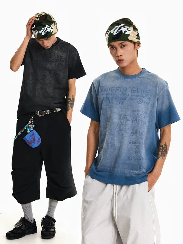 Vintage Distressed Graphic T-Shirt 1