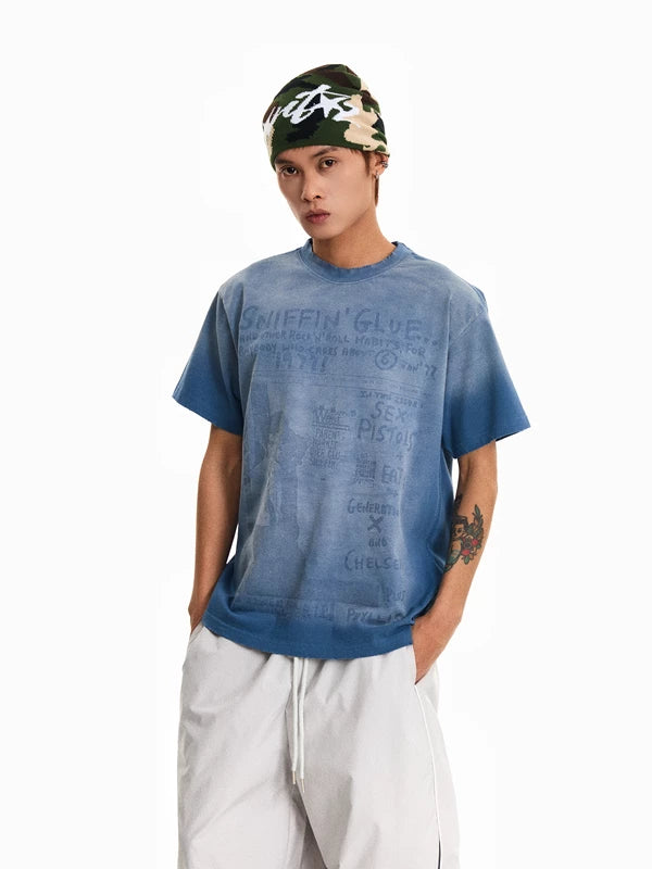 Vintage Distressed Graphic T-Shirt 2