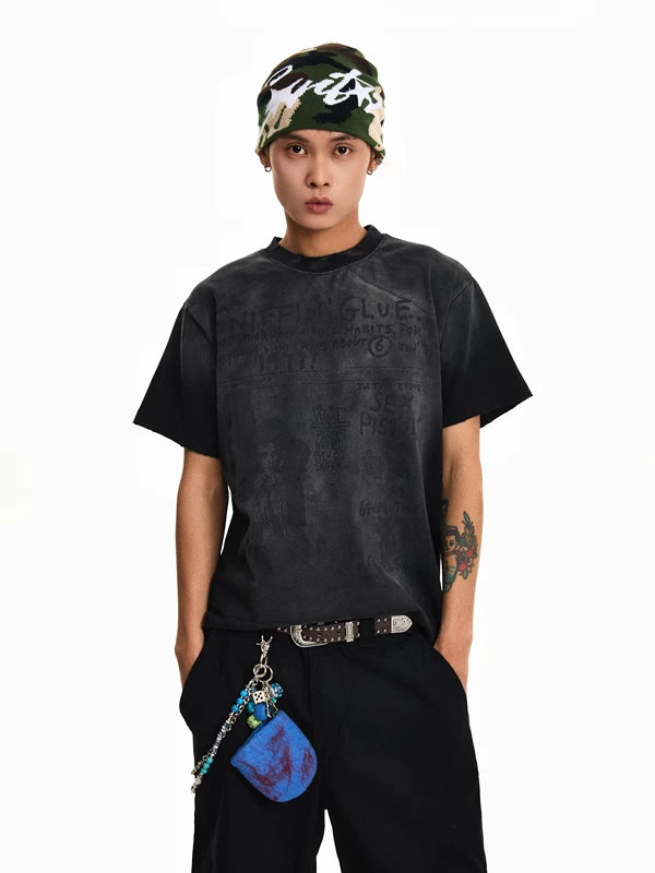 Vintage Distressed Graphic T-Shirt 3