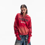 5911199638601,5911199638602,5911199638603, Vintage Distressed Hooded Zip-Up Sweatshirt