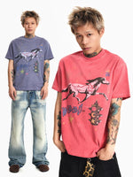 Vintage Graphic Crew Neck T-Shirt 1