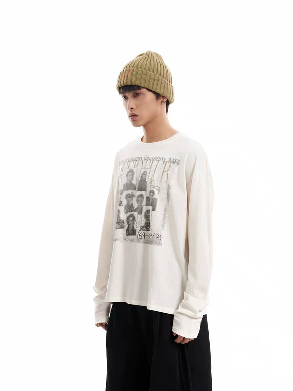 Vintage Graphic Long-Sleeve T-Shirt 2