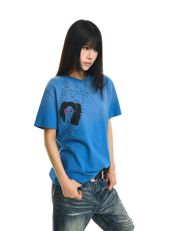 Vintage Graphic Short-Sleeve T-Shirt 1