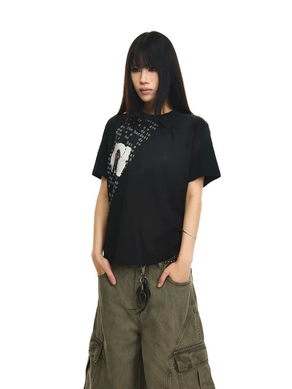 Vintage Graphic Short-Sleeve T-Shirt 2
