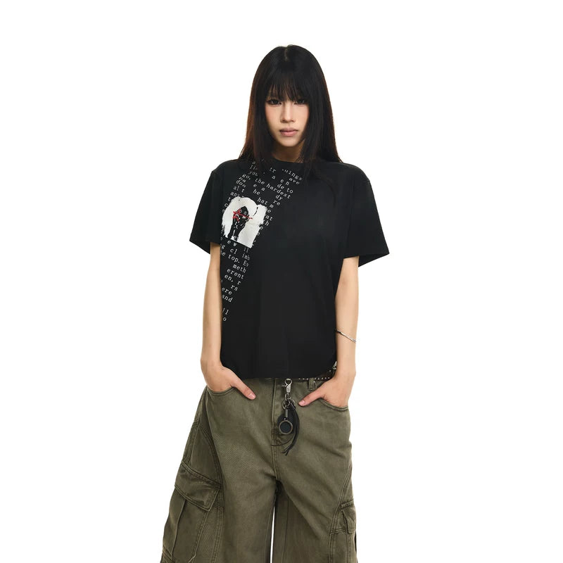 6091893192021,6091893192022,6091893192023,6091893192024, Vintage Graphic Short-Sleeve T-Shirt