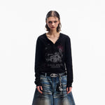 5905205523290,5905205523291,5905205523292, Vintage Graphic Washed Long-Sleeve Henley T-Shirt