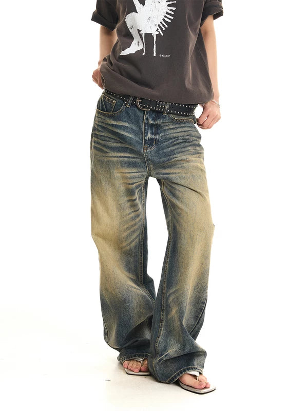 Vintage Loose Straight Leg Jeans 2