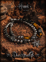 Vintage Obsidian Tiger Eye Bracelet 2