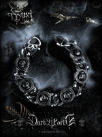 Vintage Skull Link Bracelet 3