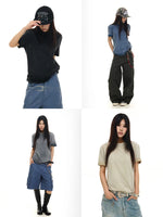Vintage Washed Boxy Short-Sleeve T-Shirt 1