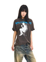 ,6247619306022,6247619306023,6247619306024,6247619306025, Vintage Washed Graphic Short-Sleeve T-Shirt