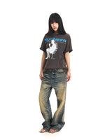 Vintage Washed Graphic Short-Sleeve T-Shirt 4