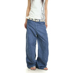 6098033749345,6098033749346,6098033749347,6098033749348,6098033749349, Vintage Washed Splatter Wide-Leg Cargo Pants